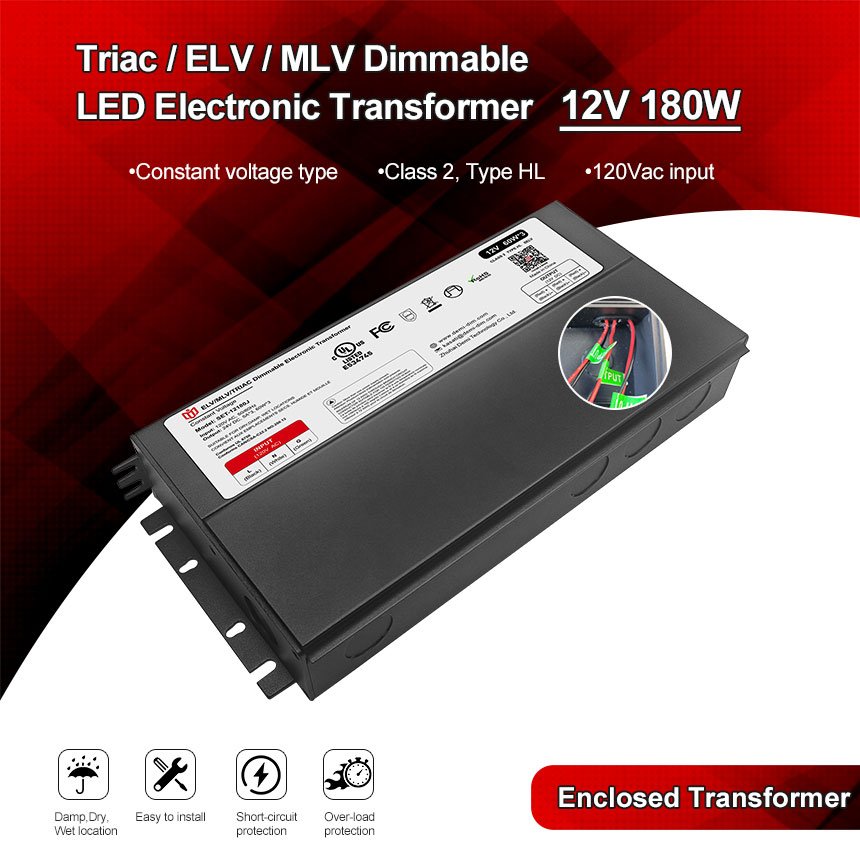 Transformador de fita LED de 12 volts