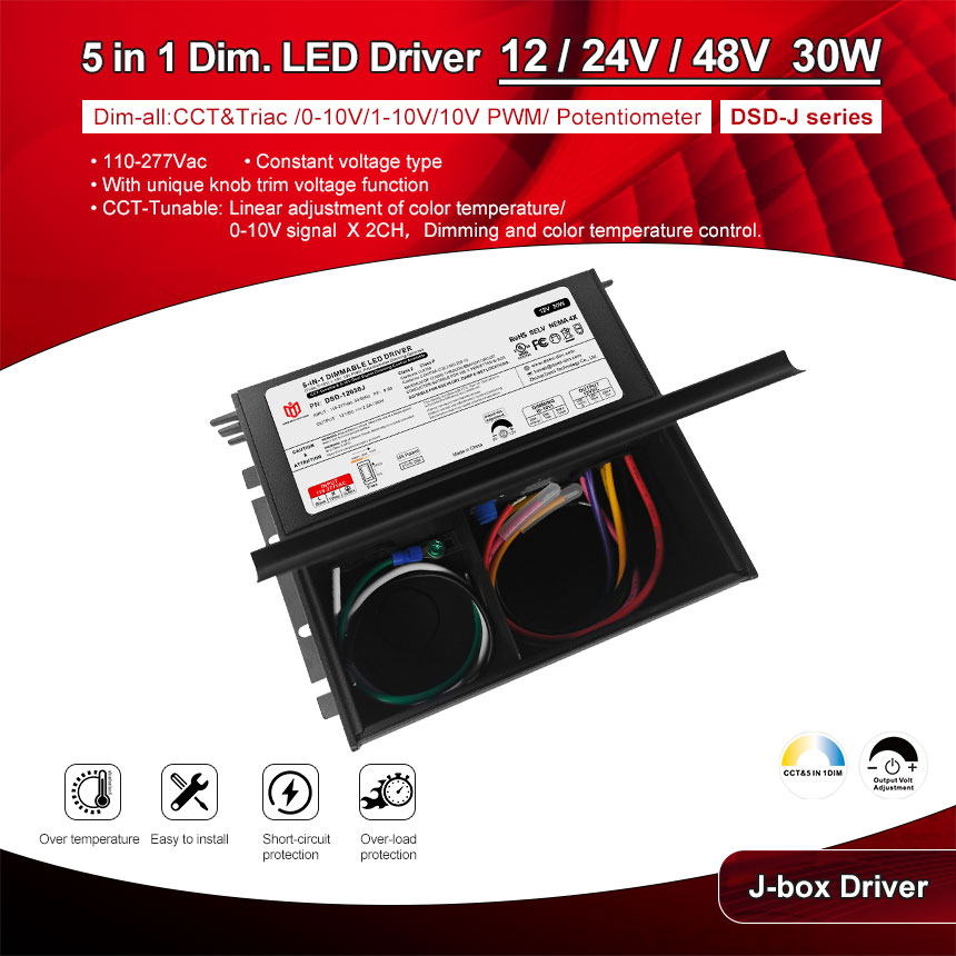 Driver LED regulável triac 30w