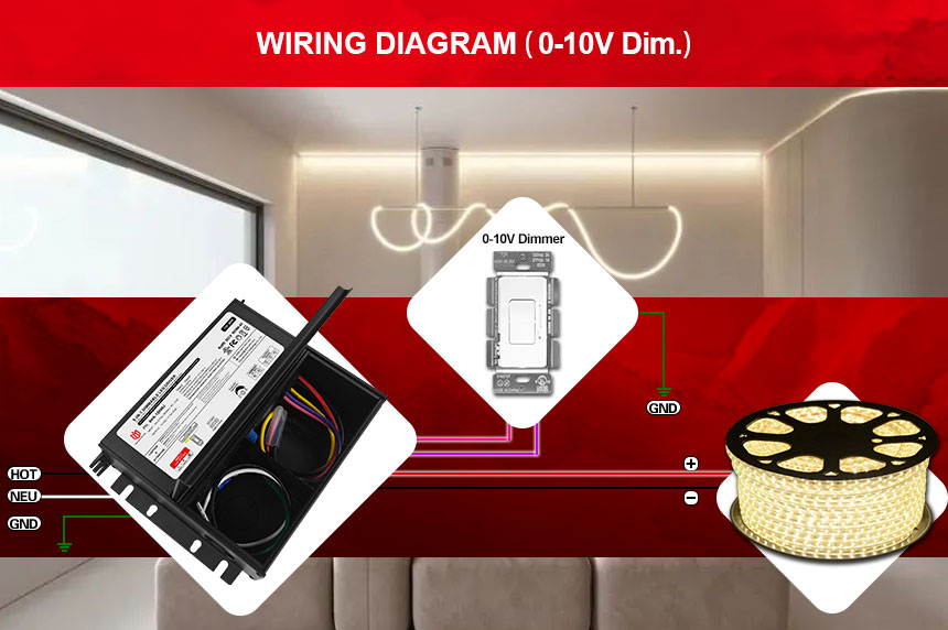 Driver LED regulável de 12 volts