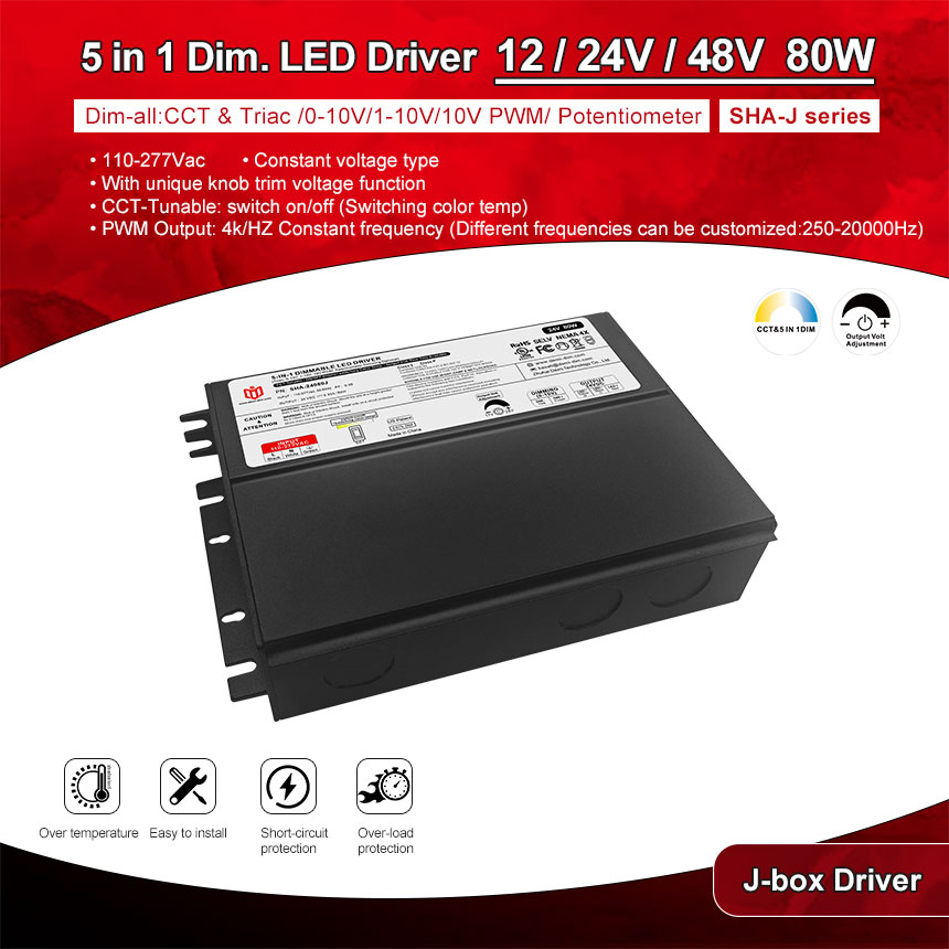 driver led regulável de 80w